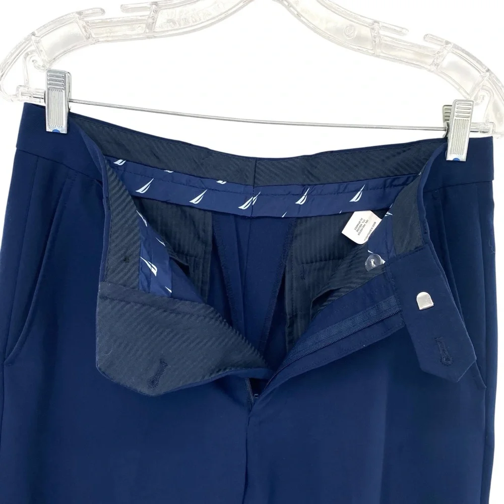 Nautica Men’s Navy Blue Trouser Pants Size 30 x 30